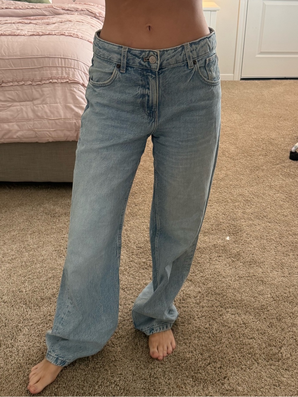Zara Light Blue Jeans